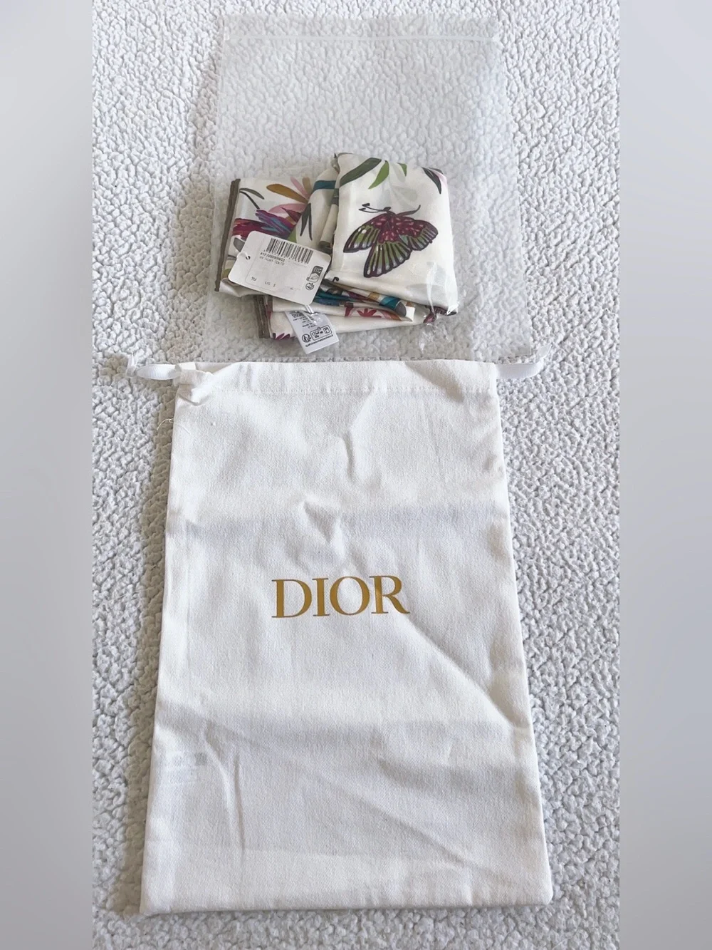Christian Dior TOILE DE JOUY FANTASTICA  90 Square Silk Scarf